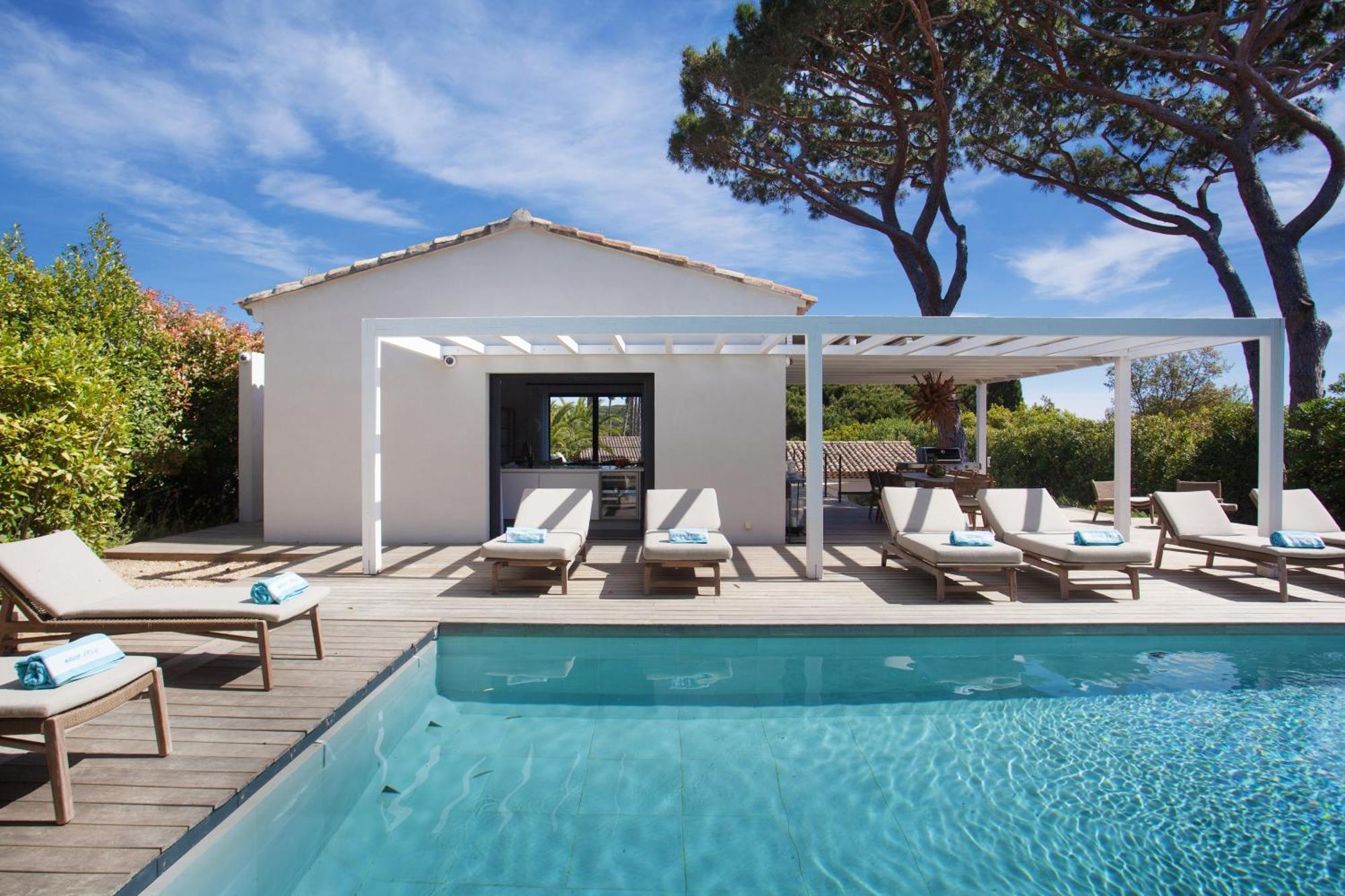 Villa Les Restanques Saint-Tropez Exteriör bild